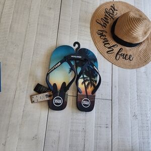 Jack & Jones Sunset Flip Flops Mens Size 11/12 Brand New With Tags